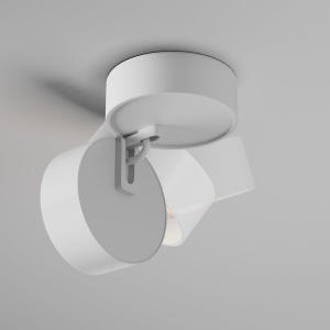 Spot aplicat directionabil LED Lens alb 3000K 12W - Img 2