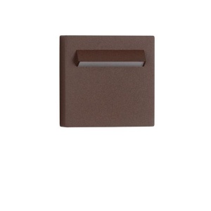 Spot aplicat exterior LED 3000K, IP65 RECTO corten