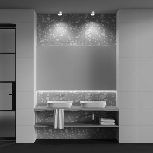 Spot aplicat minimalist cu protectie IP44 Pauline, alb 237300 universul-luminii.ro
