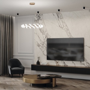 Spot aplicat minimalist design tehnic Polar negru 237270 universul-luminii.ro