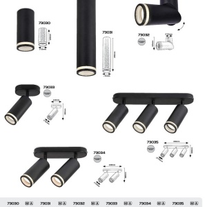 Spot aplicat perete sau tavan Design Modern, Senobia - Img 7