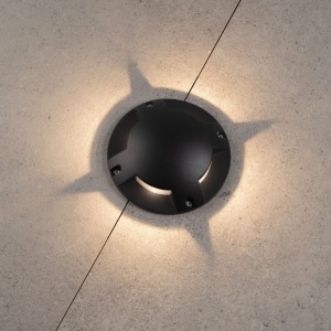 Spot aplicat sol/ perete exterior IP67, LED 6W 2700K, IK10 ROUTE