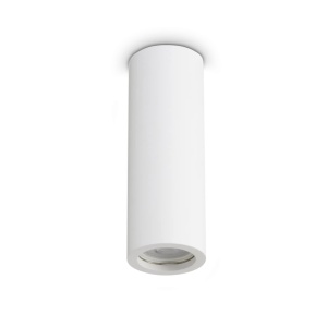Spot aplicat tavan LOOK PL1 ROUND D70 H200 GESSO