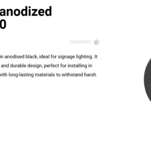 Spot exterior incastrabil IP67 GRUND black anodized GU10 - Img 5