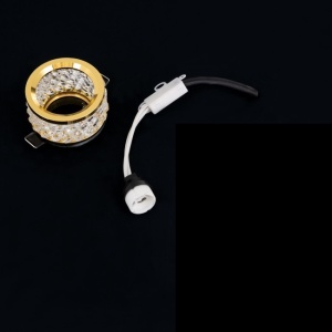 Spot incastrabil dimabil, cristal K10 Korb auriu Str 10-461 gold/EBL OR 194890 universul-luminii.ro