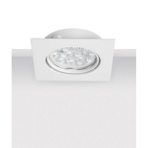 Spot incastrabil directionabil GU10 Deric alb