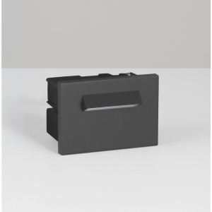 Spot incastrabil exterior LED 3000K, IP65 RECTO gri inchis - Img 9