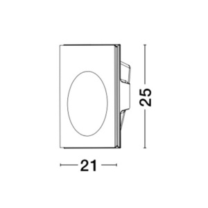 Spot incastrabil ideal pentru iluminat scara sau hol CIROCCO, 21x25cm NVL-9602615 81530 universul-luminii.ro