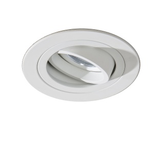 Spot incastrat tavan/plafon CARO R alb 70610 universul-luminii.ro