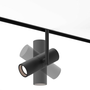 Spot LED, accesoriu pentru sina magnetica Exility, Elti smart negru 237660 universul-luminii.ro