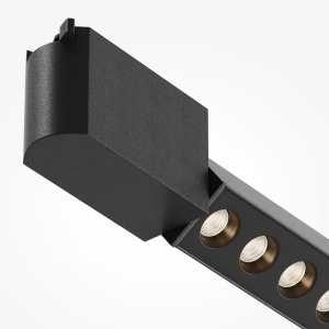 Spot LED, accesoriu pentru sinele monofazate Unity, Points Rot 3000K negru - Img 3
