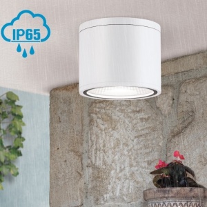 Spot LED aplicat cu protectie la umiditate IP65, SPUTNIK 14,5cm, alb 197170 universul-luminii.ro