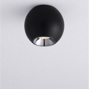 Spot LED aplicat diametru 8,5cm NANO negru, NVL-9052029 - Img 5