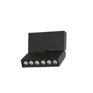 Spot LED aplicat directionabil de tavan/plafon LEON 5 negru ZZ AZ3489