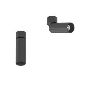 Spot LED aplicat directionabil design modern Lian 36 negru mat - Img 1