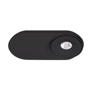 Spot LED Aplicat Directionabil Design Modern, Vector 10w negru - Img 1