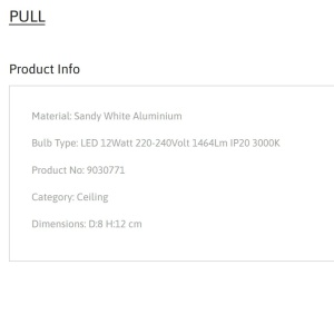 Spot LED aplicat directionabil diametru 8cm PULL alb, NVL-9030771 - Img 9