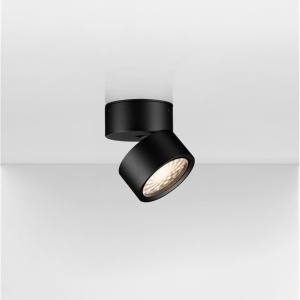 Spot LED aplicat directionabil diametru 8cm PULL negru, NVL-9030770 - Img 5
