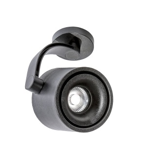 Spot LED cu brat aplicat directionabil de tavan/plafon COSTA negru