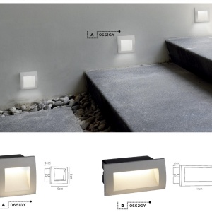 Spot LED incastrabil de exterior ambiental IP65 Ankle 0661GY SRT 74960 universul-luminii.ro