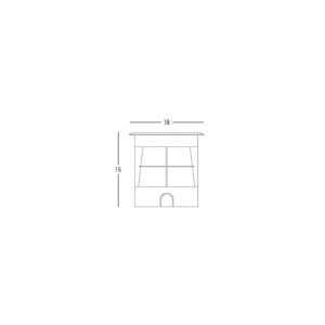 Spot LED incastrabil de exterior decorativ IP67 Wael A 233720 universul-luminii.ro
