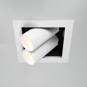 Spot LED incastrabil design tehnic Magnum 2 alb 227750 universul-luminii.ro