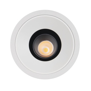 Spot LED incastrabil GALEXO H0106 alb cu inel alb