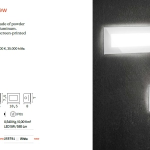 Spot LED incastrabil iluminat ambiental exterior IP65 INDIO 05W 93750 universul-luminii.ro