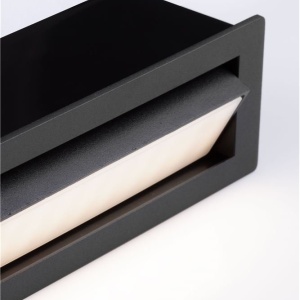 Spot LED incastrabil iluminat exterior ambiental IP54 ECHO negru 238480 universul-luminii.ro