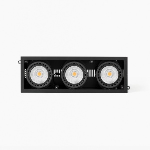 Spot LED incastrabil MINI COLIN-3 Black recessed CRI95 54-75W 3000K 56°