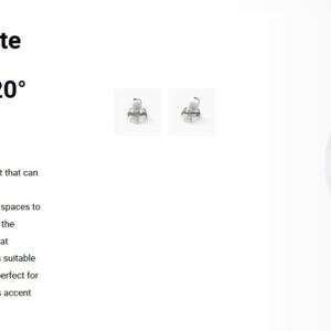 Spot LED incastrabil MINI-OPTIC White downlight LED 12/18W 4000K 20° 1750/2350 lm 110530 universul-luminii.ro