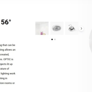 Spot LED incastrabil OPTIC White downlight LED 18/25W 4000K 56° 2350/3105 lm 110960 universul-luminii.ro