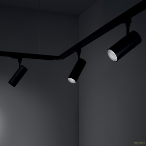 Spot LED pe sina directionabil SMILE mini 15W 4000K CRI80 36° negru 189802