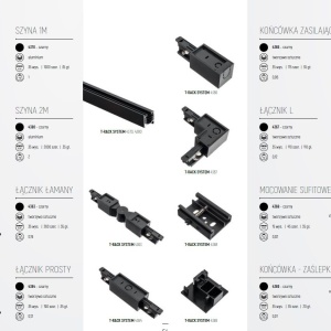 Spot pe sina BANG / Accesoriu pentru sinele trifazate ARGON T-RACK 104740 universul-luminii.ro