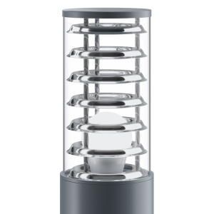Stalp de exterior cu protectie IP54, Bronx gri H-79,6cm 120850 universul-luminii.ro