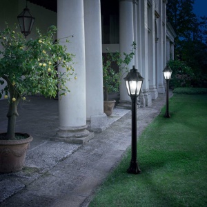 Stalp de exterior IP55 DAFNE PT1 BIANCO 126890 universul-luminii.ro