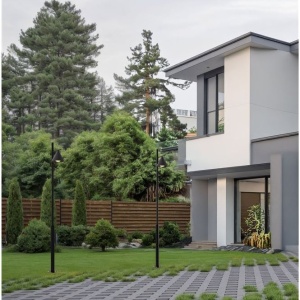 Stalp de exterior IP65 ORIX negru H-220cm - Img 2