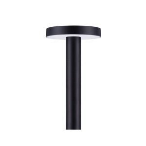 Stalp de exterior pentru terasa sau gradina, MOOD negru H-20cm