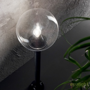 Stalp de iluminat exterior design clasic GLOBE PT1 SMALL opal 187549 59620 universul-luminii.ro