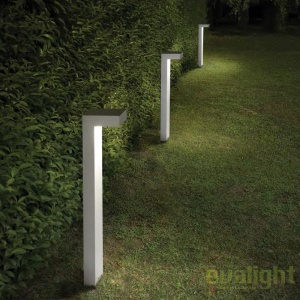Stalp de iluminat exterior IP44 Sirio pt2 h80 BIANCO 50000 universul-luminii.ro