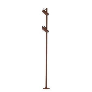 Stalp exterior cu 2 Spoturi directionabile IP65 DARMA H-122cm