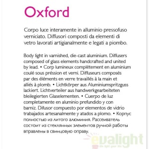 Stalp exterior IP54 OXFORD PT1 52510 universul-luminii.ro