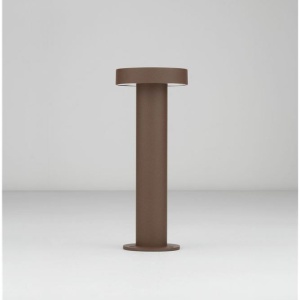 Stalp exterior IP65 LED 3000K GONG corten H-30cm - Img 9