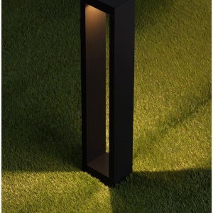 Stalp exterior LED 2700K IP65 DOLIX negru, H-60cm - Img 3