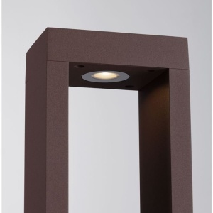 Stalp exterior LED 3000K IP65 DOLIX corten, H-30cm - Img 5