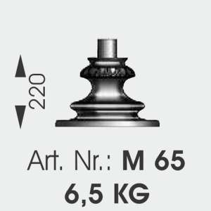 Stalp iluminat exterior din fier forjat, inaltime 101cm, AL 6664 64920 universul-luminii.ro