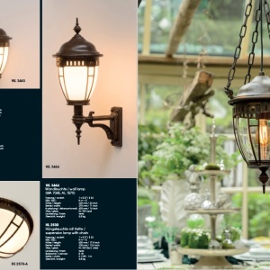 Stalp iluminat exterior din fier forjat, inaltime 60cm, AL 6613 176540 universul-luminii.ro