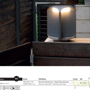Stalp LED iluminat exterior cu protectie IP65 BU-OH I 71213 172510 universul-luminii.ro