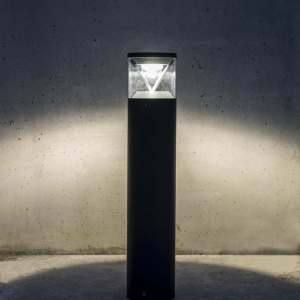 Stalp LED iluminat exterior simetric 180º IP65 RUSH 80cm 3000K CASAMBI 128440 universul-luminii.ro