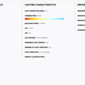 Stalp LED iluminat exterior simetric 360º IP65 RUSH 80cm 4000K CASAMBI 218250 universul-luminii.ro